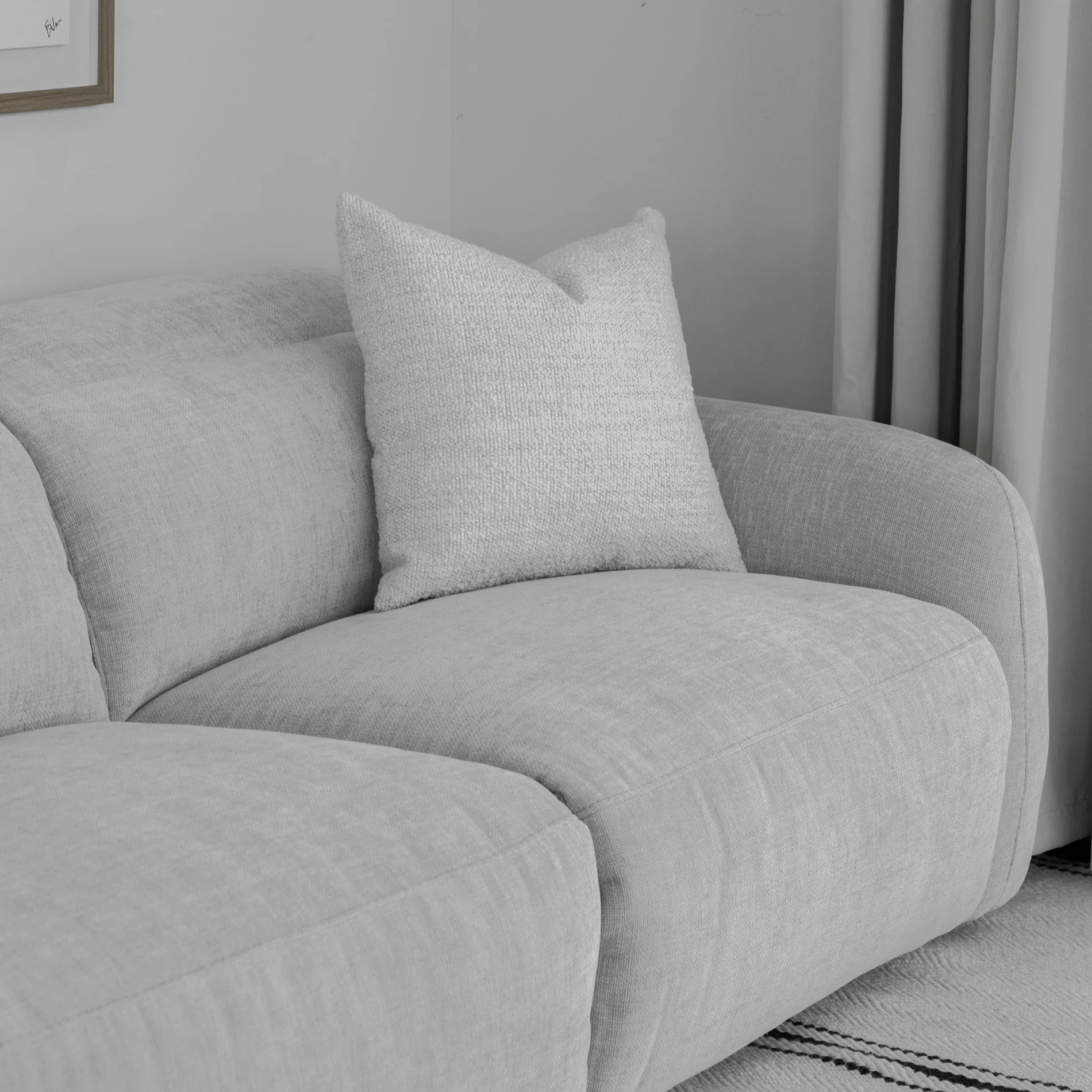Sectionnel inclinable en tissu duvet d'oie - Austin - Image 29