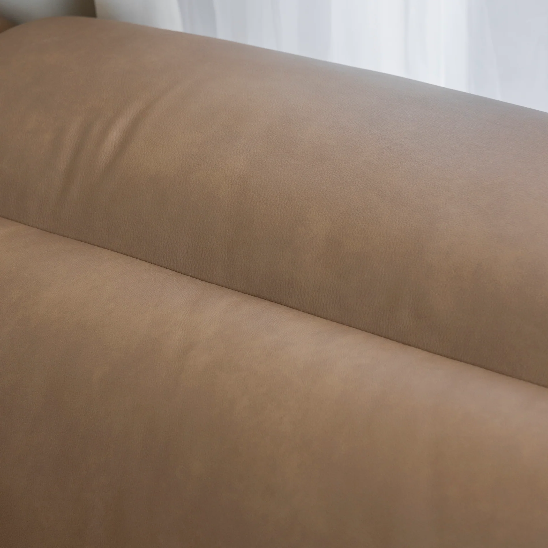 Sectionnel inclinable en cuir café - Austin - Image 7