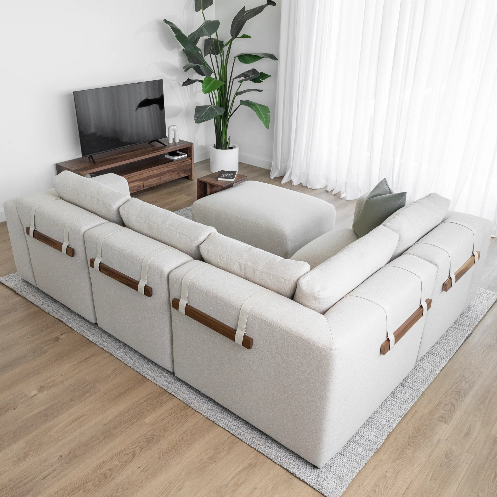 Modulaire en tissu graham - Henri - Image 2