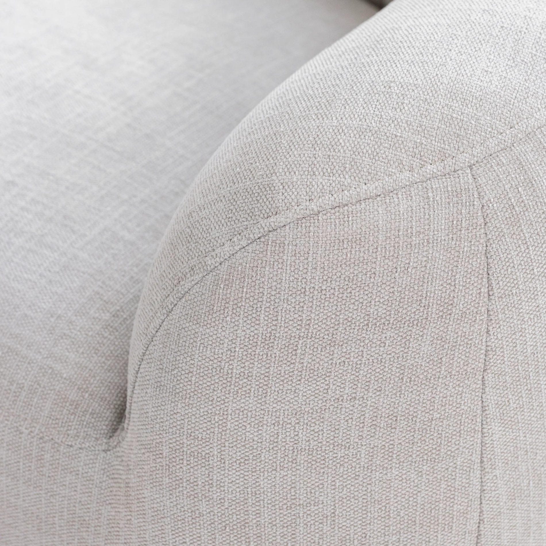 Modulaire en tissu écru - Lowell - Image 3
