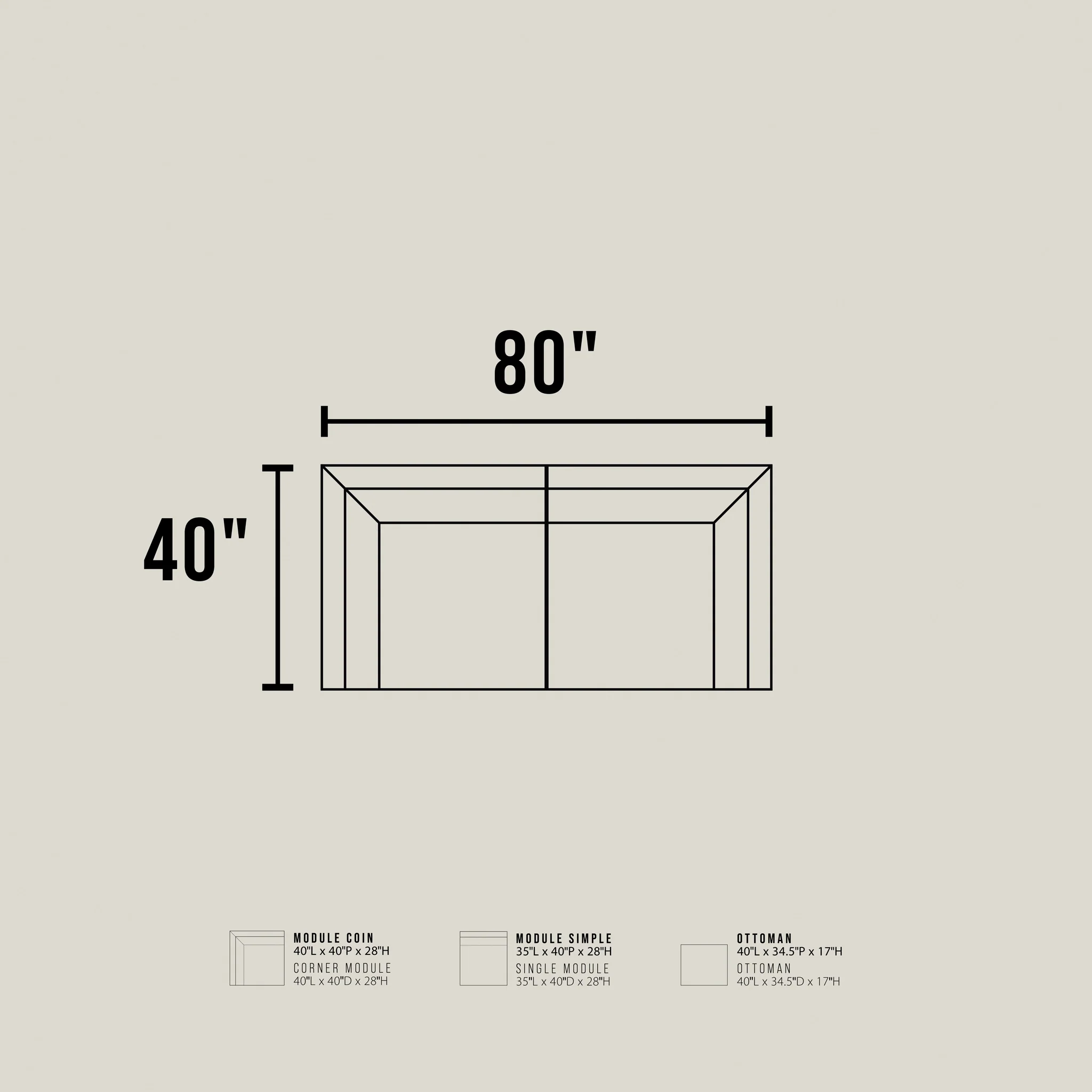 Modulaire en cuir cognac - Maverick - Image 20