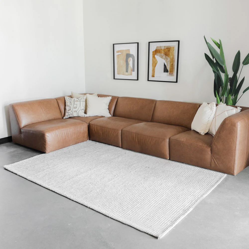 Modulaire en cuir cognac - Maverick - Image 22