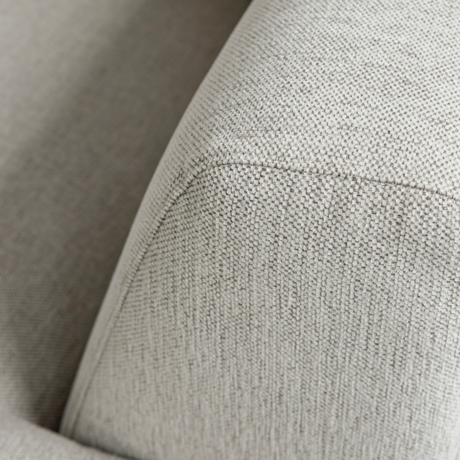 Modulaire en tissu greige pâle - Milan - Image 6