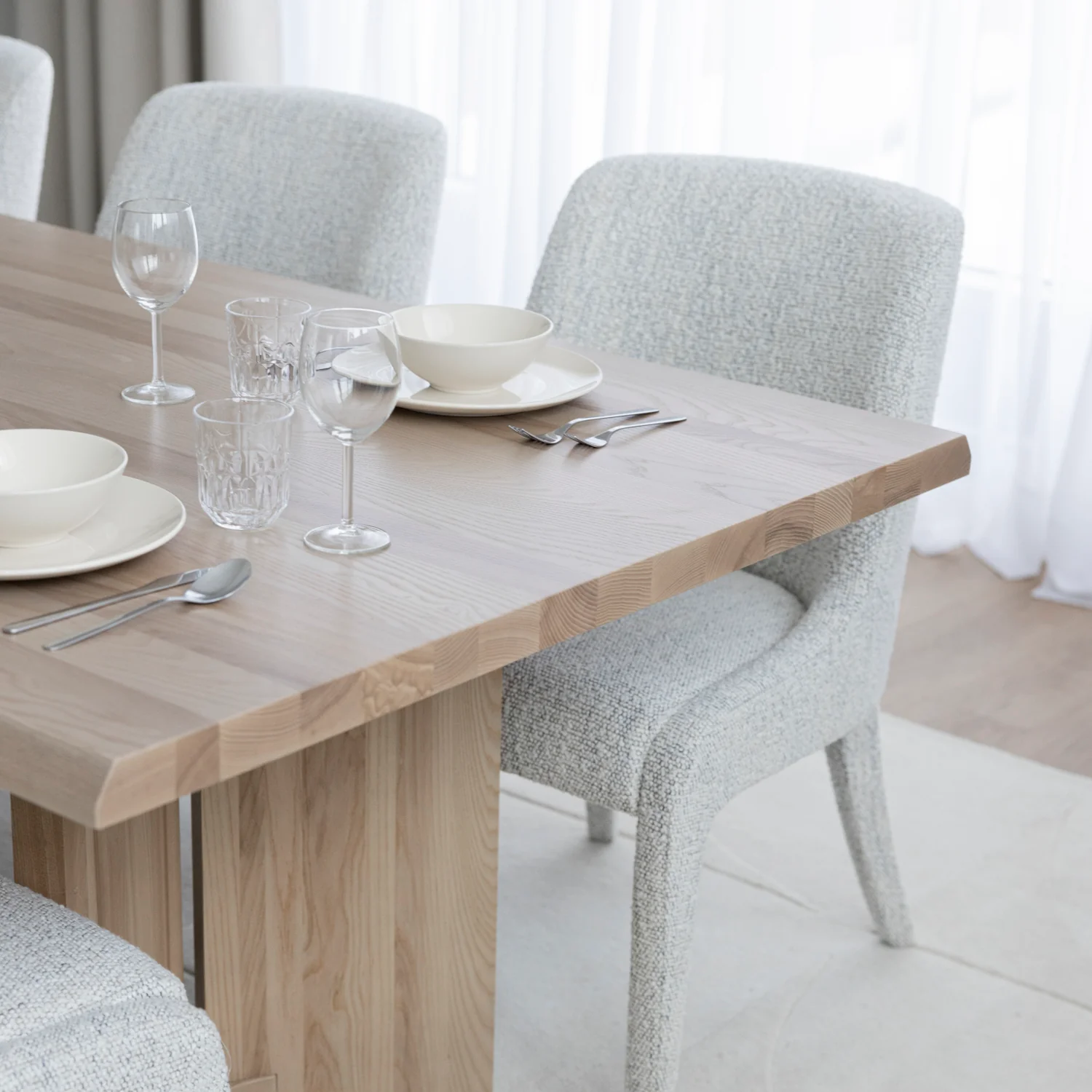 Table de cuisine en frêne houblon - Bellerose - Image 10