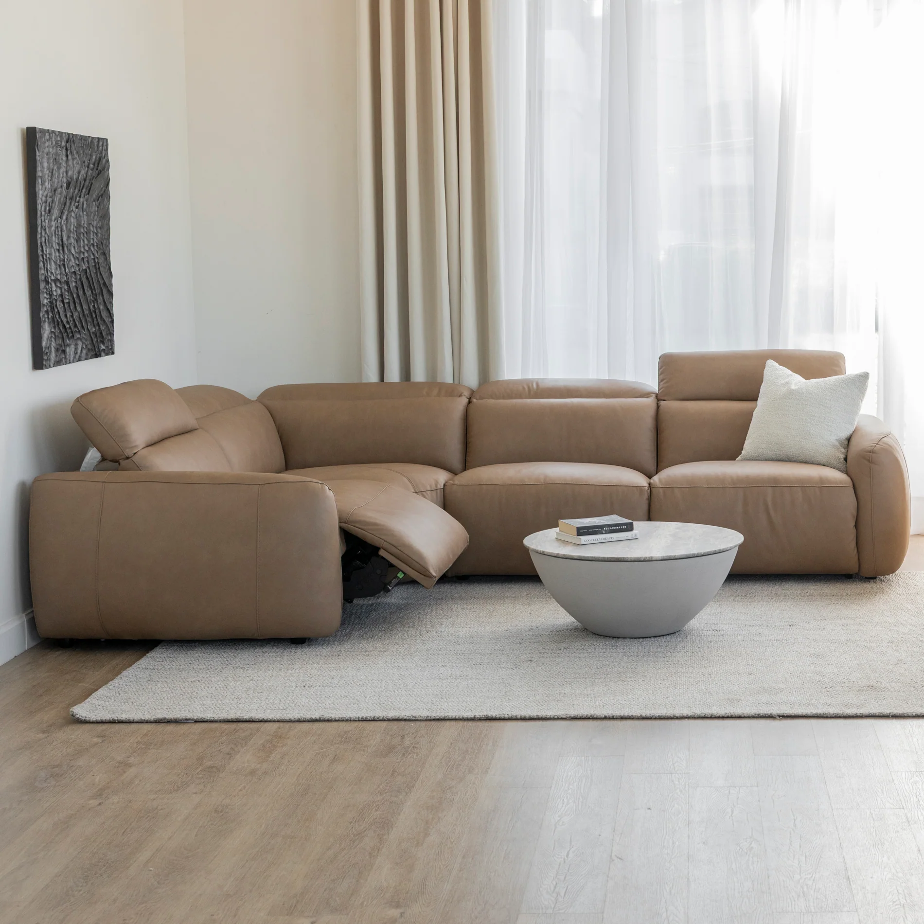 Table basse en travertin - Earl - Image 11
