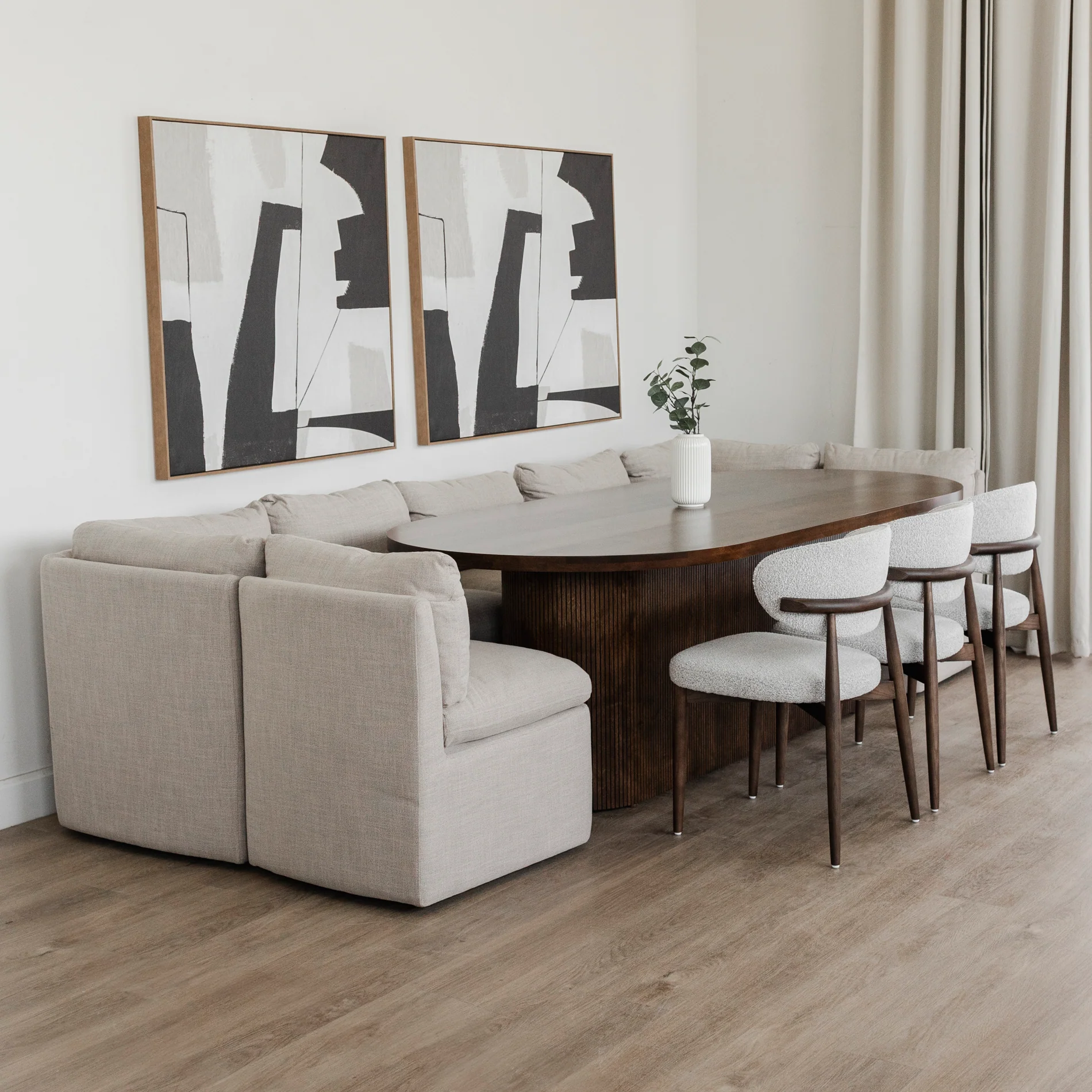Table de cuisine ovale  - Windsor - Image 12