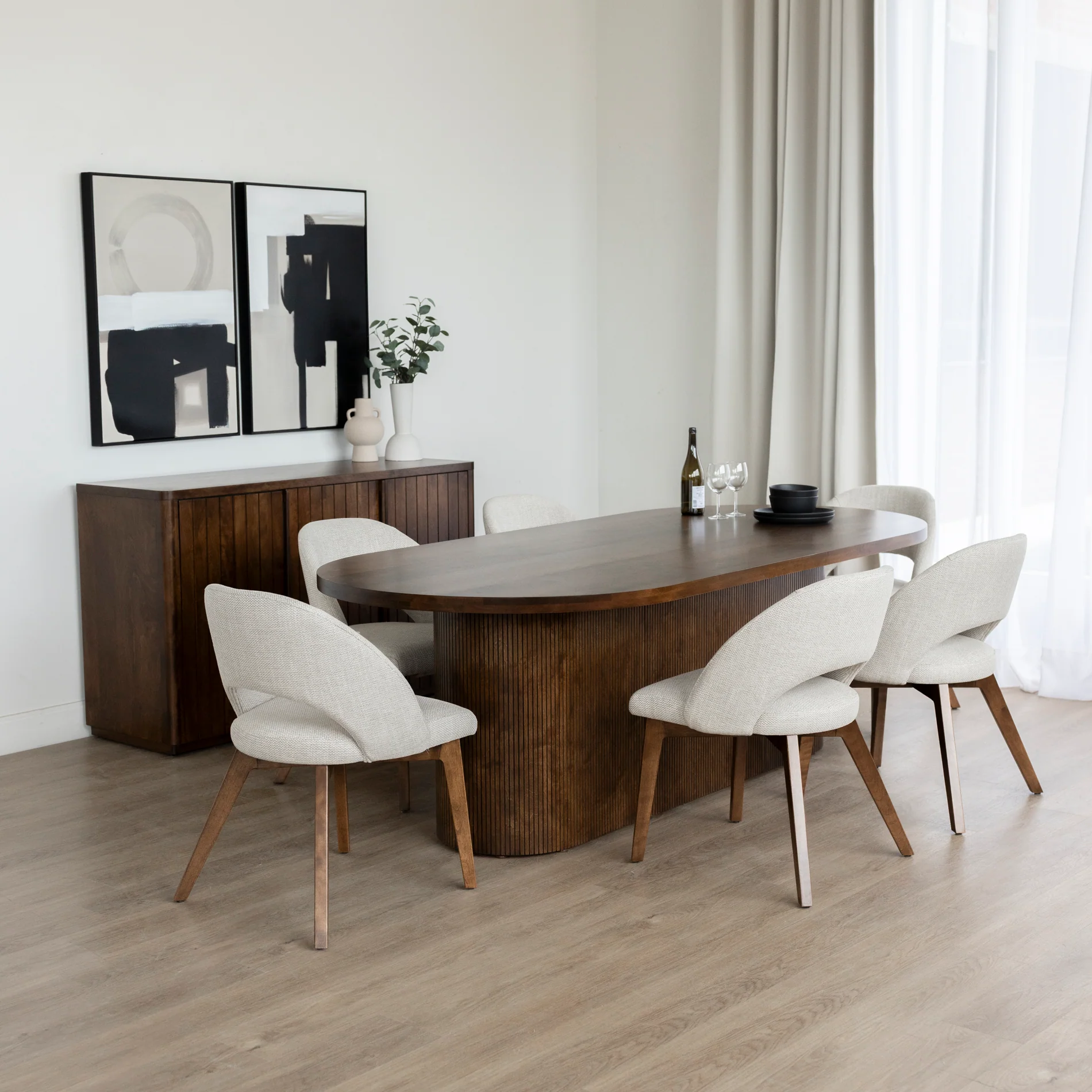 Table de cuisine ovale  - Windsor - Image 13