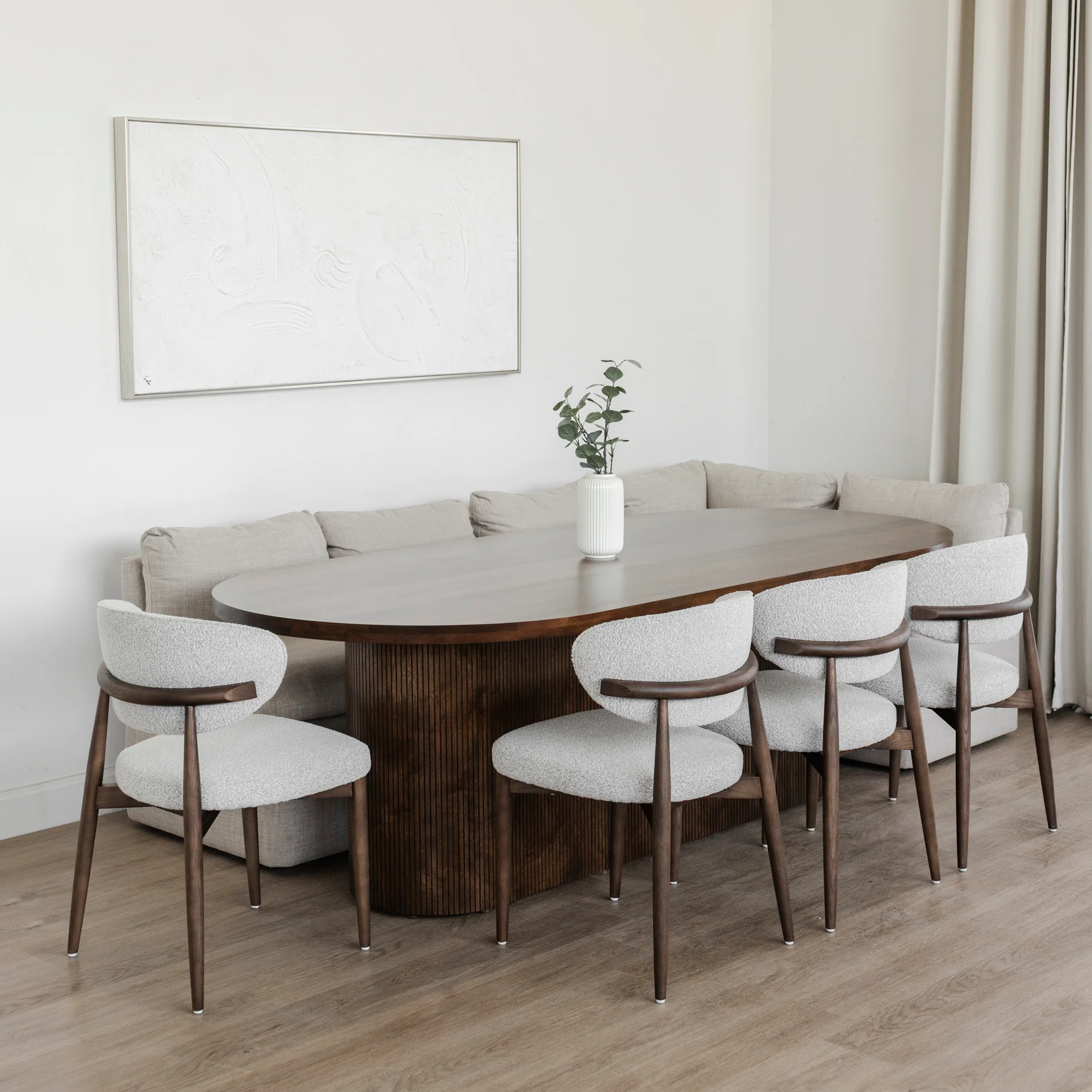 Table de cuisine ovale  - Windsor - Image 7
