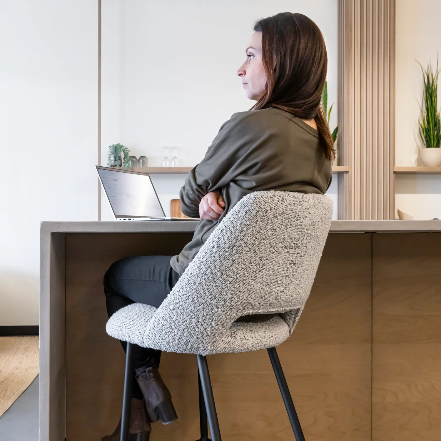 Tabouret de comptoir - Germaine - Image 3